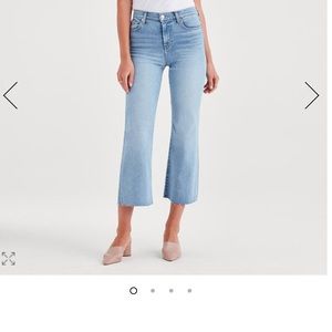 7 for All Mankind cropped Alexa flora size 25